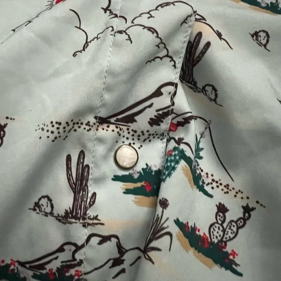 DIXXON Desert Bloom Button Up Western Shop Party Blouse XXL Women’s Retro Cowboy - Picture 2 of 6